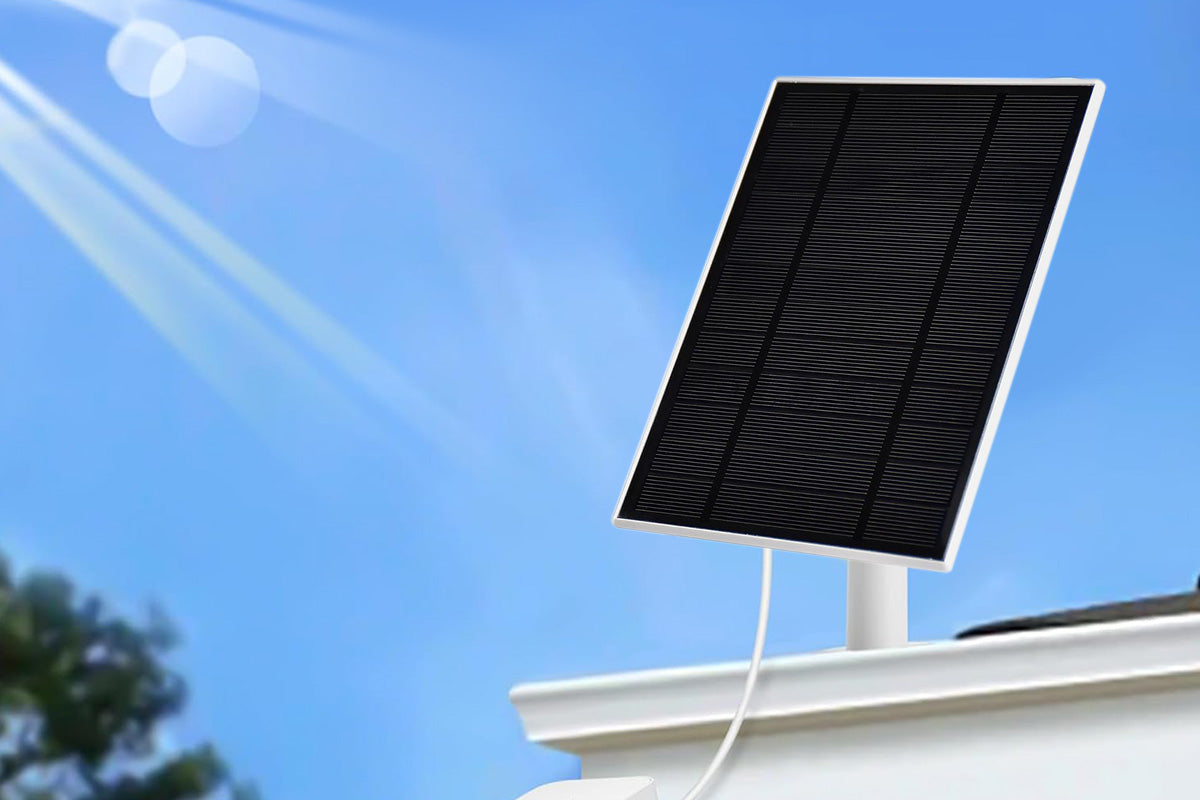 Solar Panel for Ring Camera USB-C Charging Security Camera Accessory