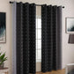 Blackout Curtain Gradient Color Curtains for Bedroom Living Room-Black