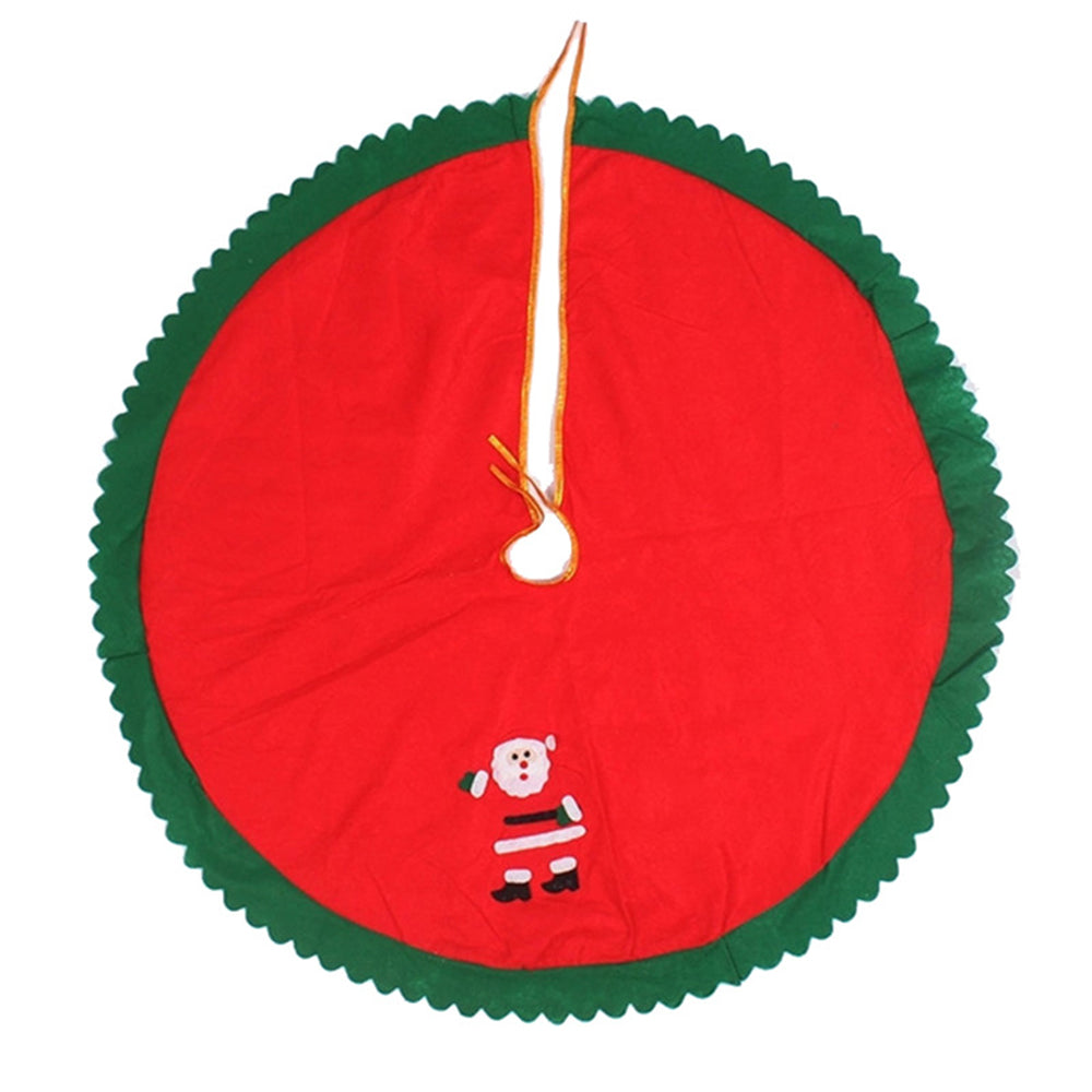 Christmas Tree Skirt Base Floor Mat Cover Xmas Party Home Decoration 90cm