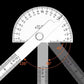 Stainless Steel Angle Protractor 0-180 Degree Gauge for Woodworking DIY Measuring Tool
