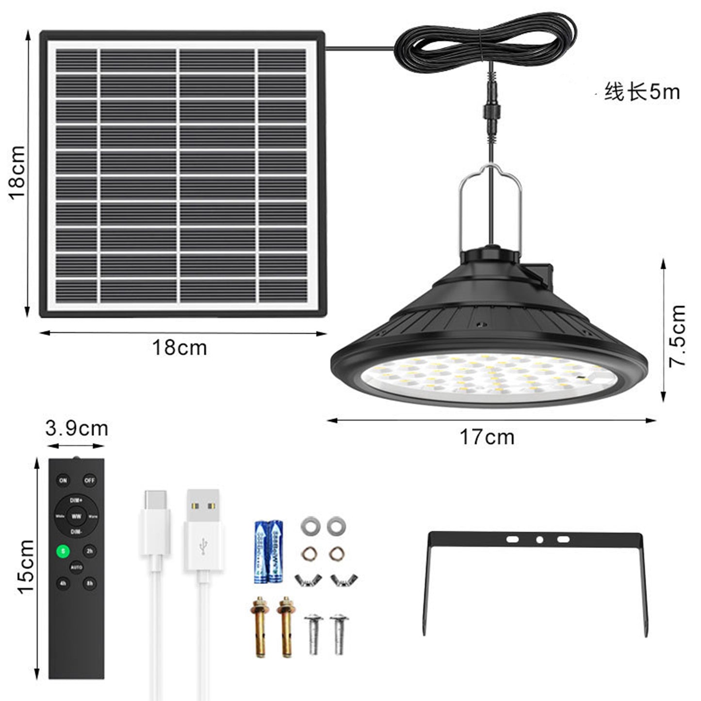 Solar Pendant Light Outdoor Indoor Solar Motion Sensor shed Lights