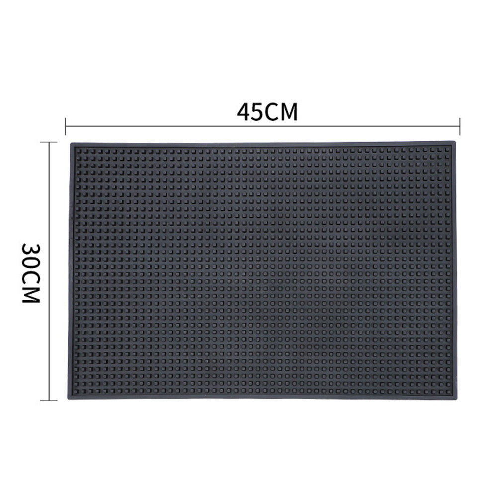 Bar Mat Non Slip Drying Mat for Countertops 45x30cm PVC Bar Service Mat for Home Bar