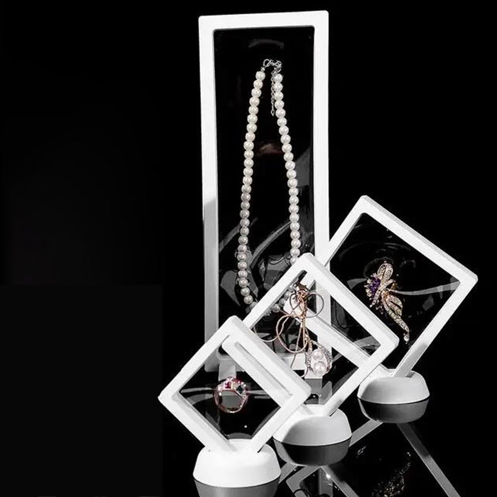 8Pcs 3D Floating Frame Display Cases