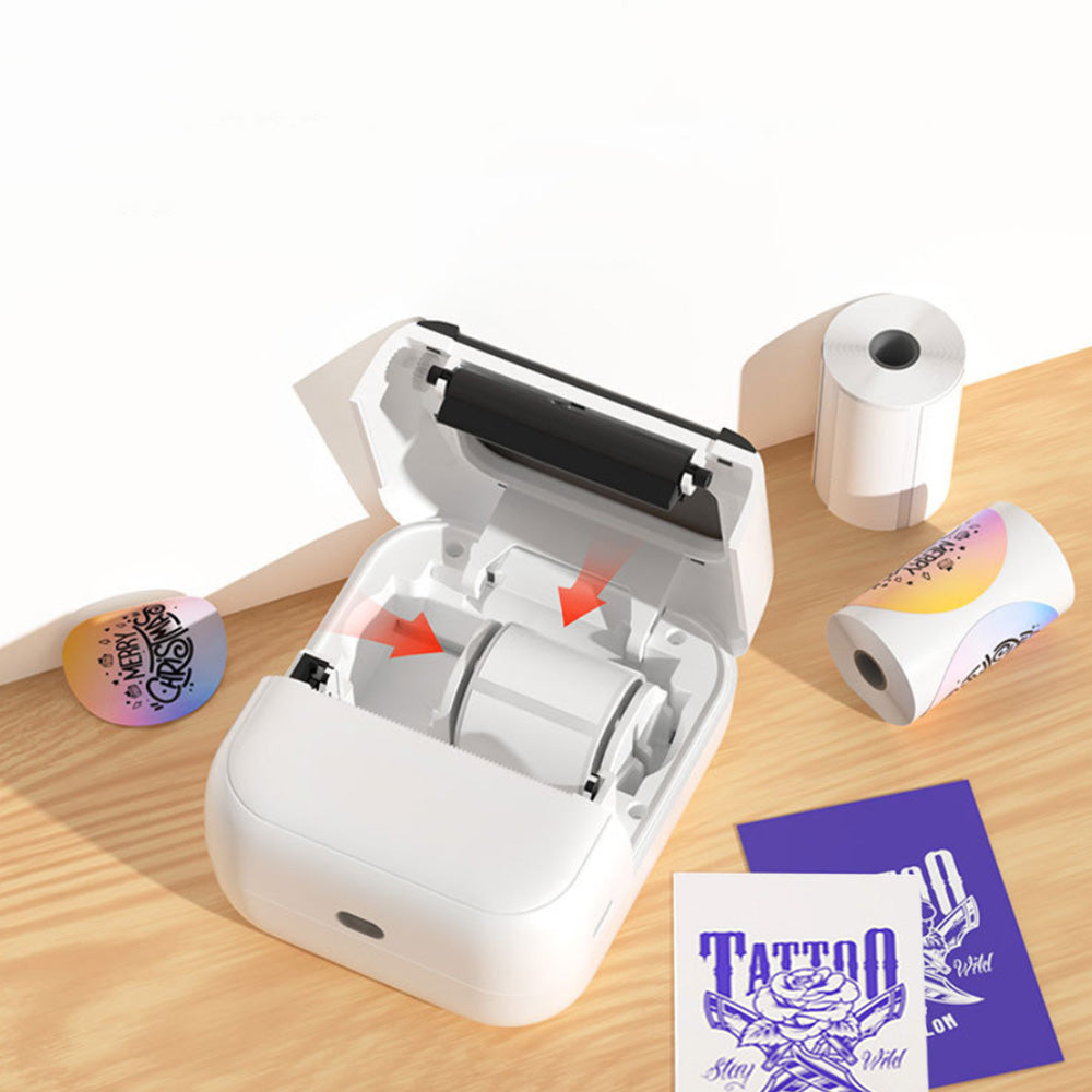 Wireless Bluetooth Mini Tattoo Stencil Printer for Smartphone Tablet