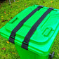 4Pcs Trash Can Lock Straps Adjustable Metal Garbage Bin Lid Locking Bands