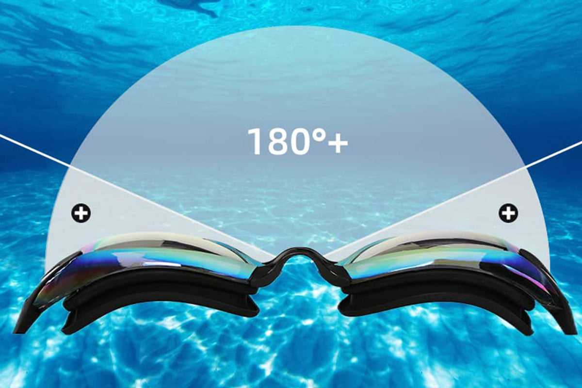 2Pcs Swimming Goggles Anti Fog No Leaking Swim Goggles for Adult Women Men