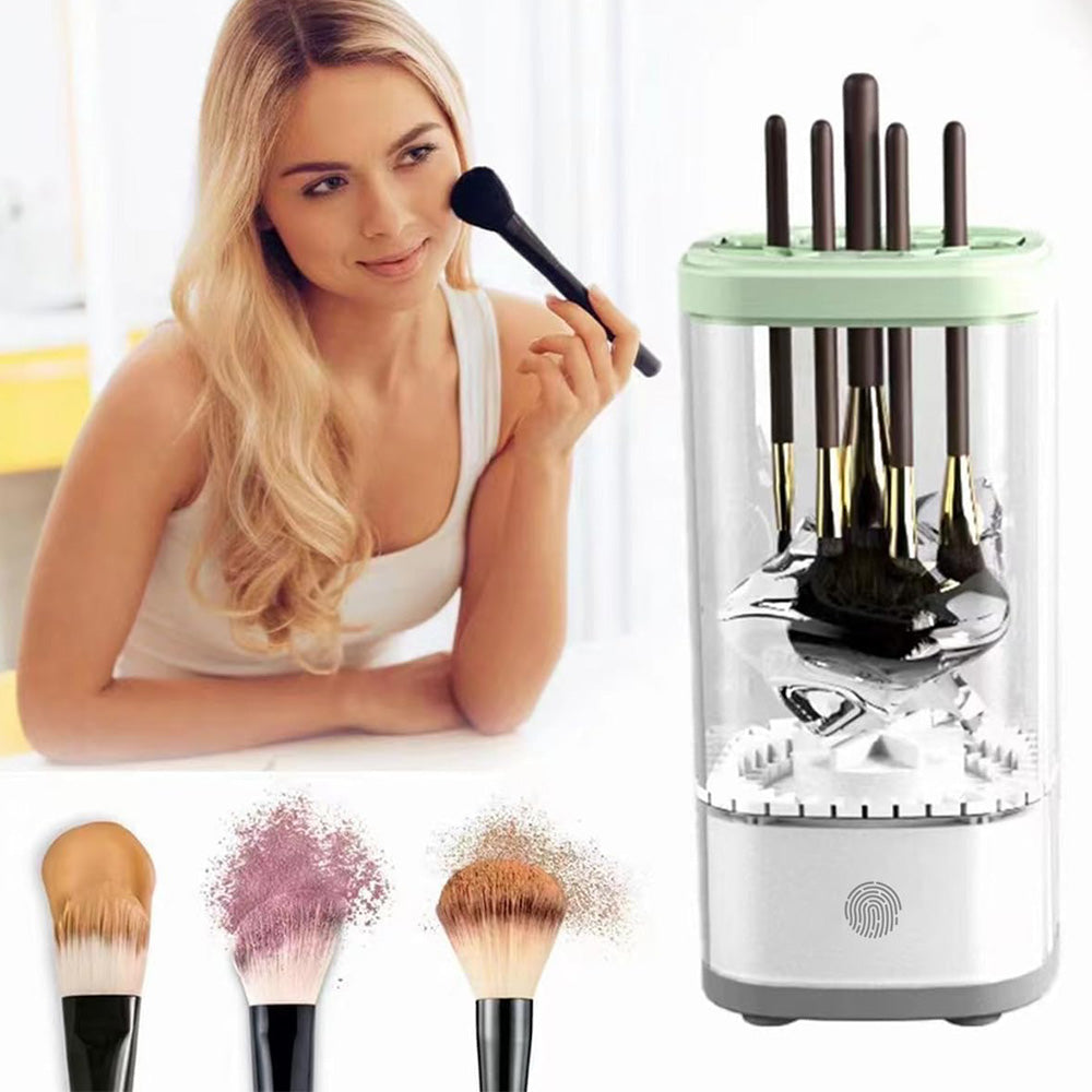Electric Makeup Brush Cleaner and Dryer Machine Automatic Brush Fast Cleaning Tool