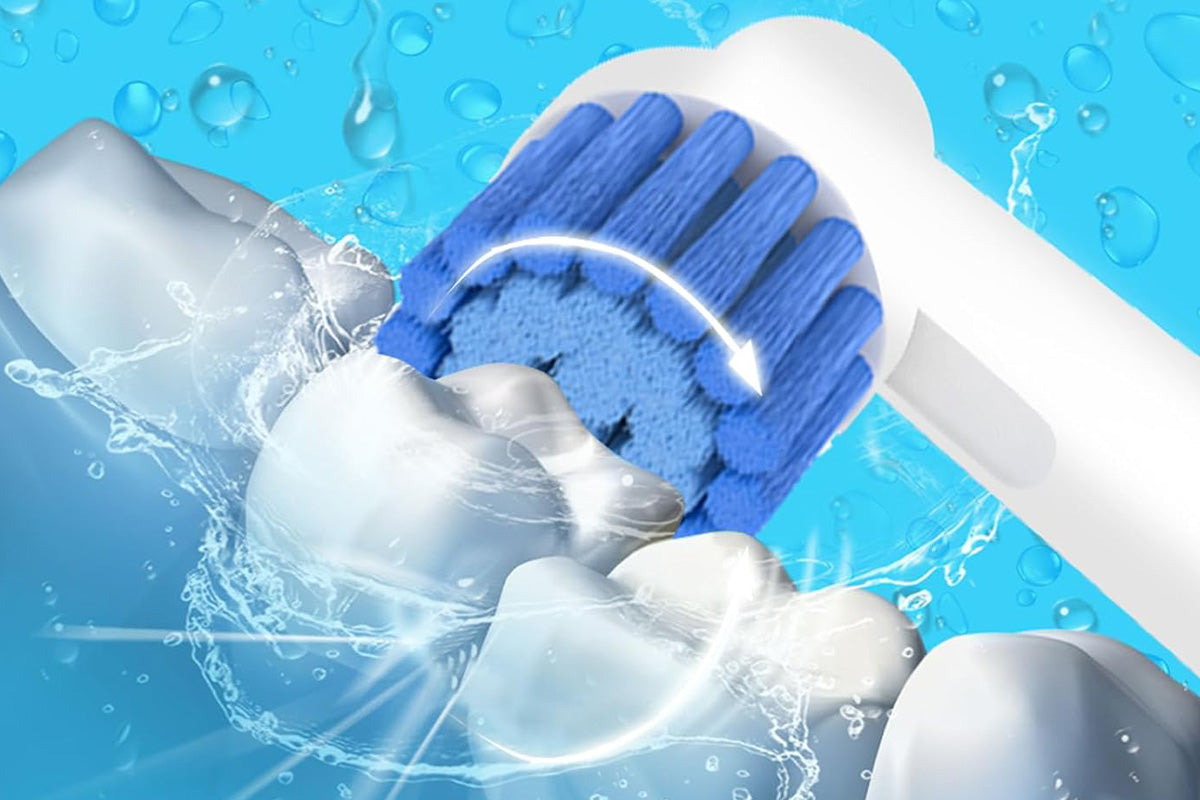 8Pcs Sensitive Gum Care Replacement Brush Head Compatible with Oral B Pro Electric Toothbrush