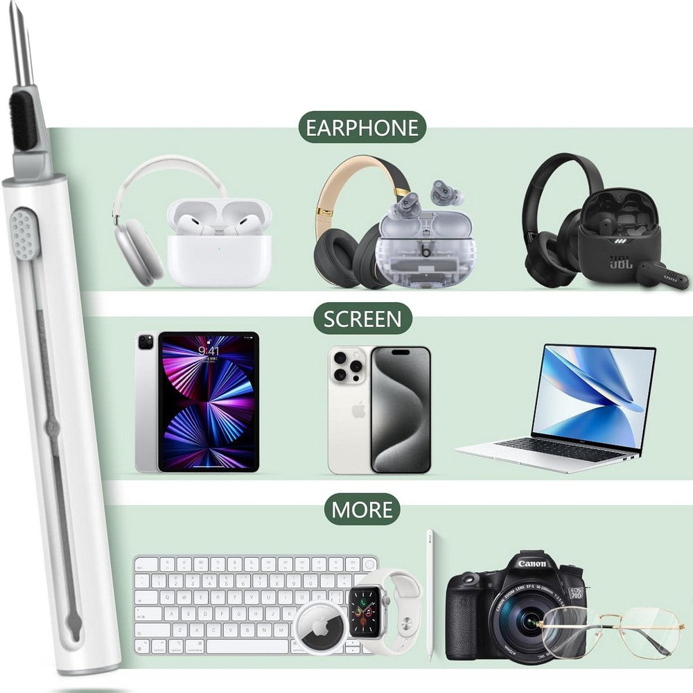 2Pcs Multi-Function Cleaning Kit for Bluetooth Earphones Charging Case