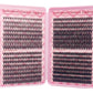 640Pcs Lash Clusters Kit Eyelashes Clusters Kit D Curl Fluffy Wispy False Eyelashes