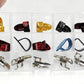 15PCS Finger Pick Set Guitar Picks With 15 Grid Case Storage Box