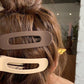 4 PCS Flat Claw Clips for Women Girls Large Lay Flat Hair Clips Strong Hold Non-Slip for Thick Thin Hair