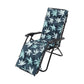 Floral Printed Lounger Chair Cushion with Anti-slip Ties