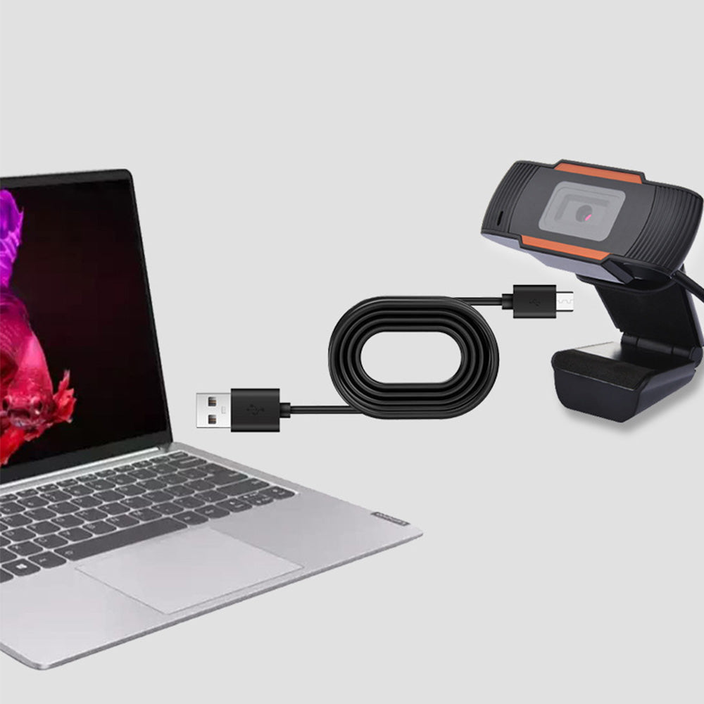 USB Powered 1080P HD Webcam with Built-in Microphone for PC and Laptop