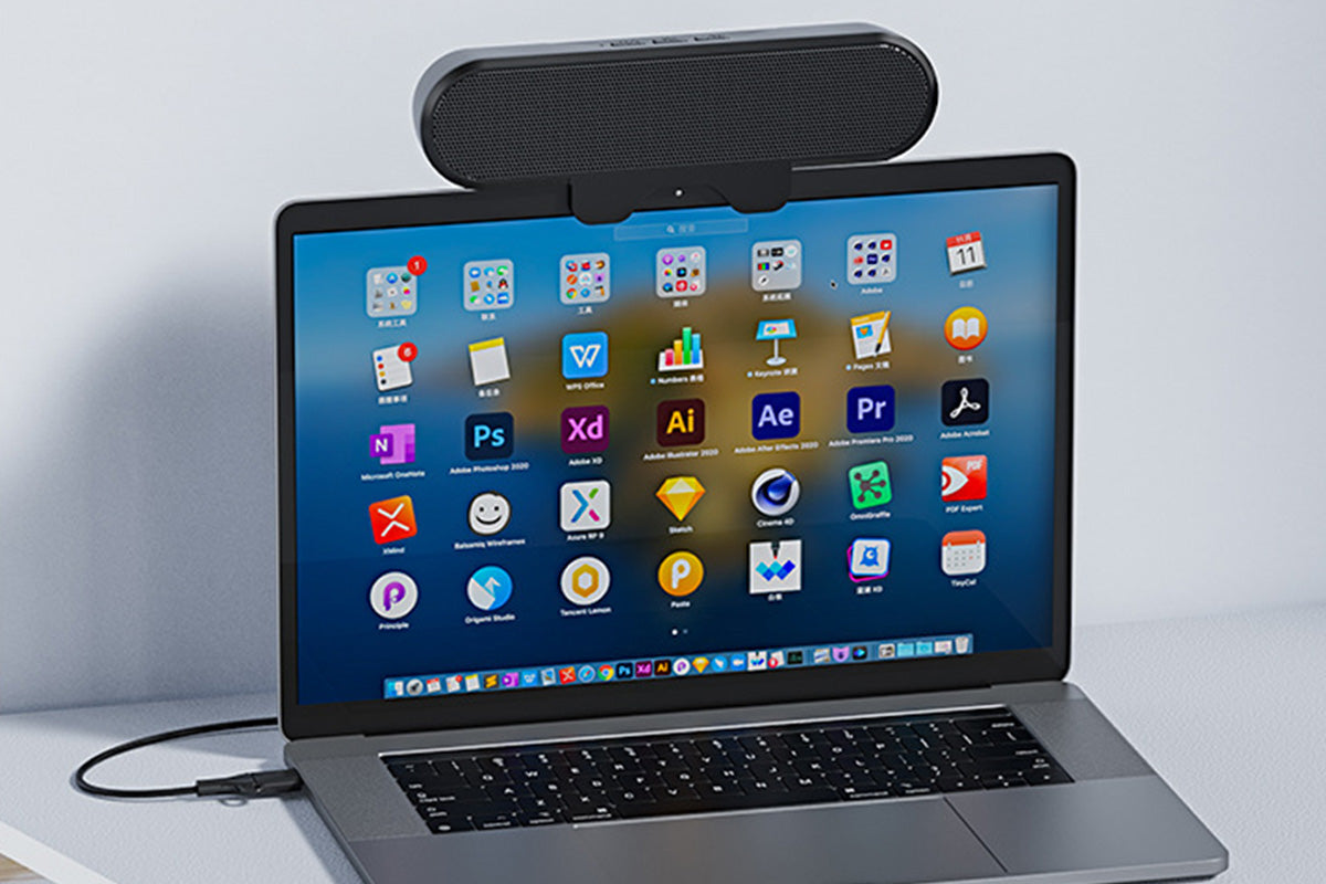 USB Clip-On Speaker 10W High Power Portable Soundbar