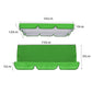 Durable Garden Swing Seat Canopy Replacement Waterproof Swing Top Cover Furniture-Green,XL