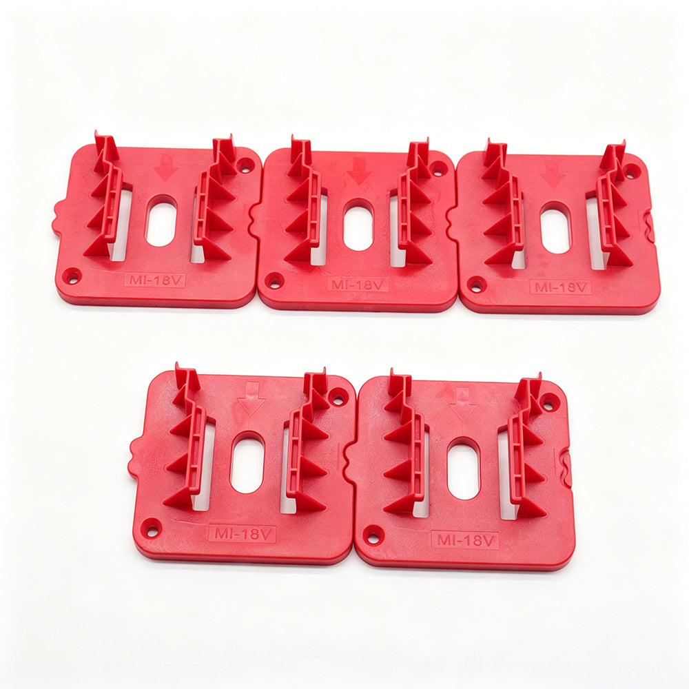 5Pcs M18 Battery Holder Tool Holder for Milwaukee Power 18V Drill Rack