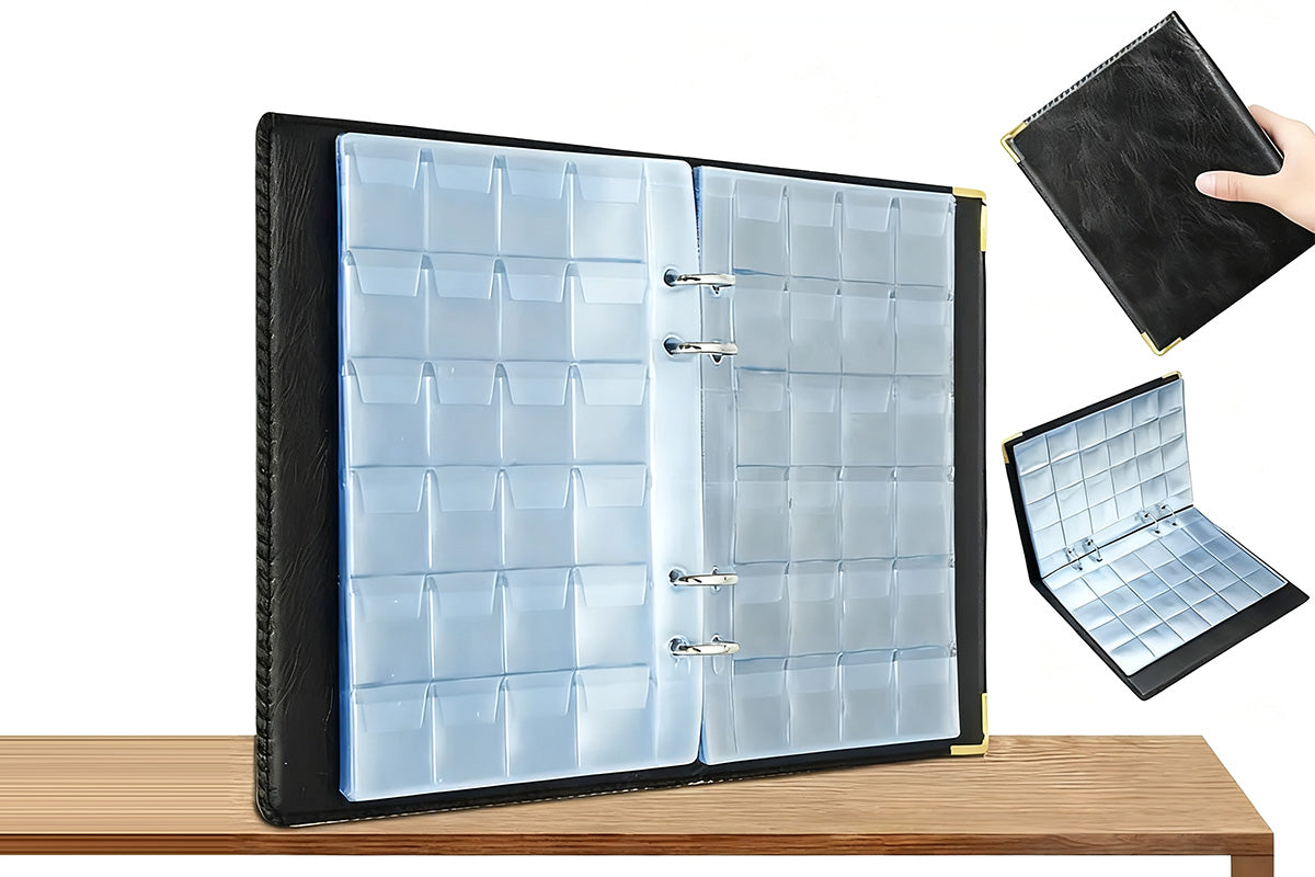 480 Slots Coin Collection Album Removable Pages Coin Storage Book