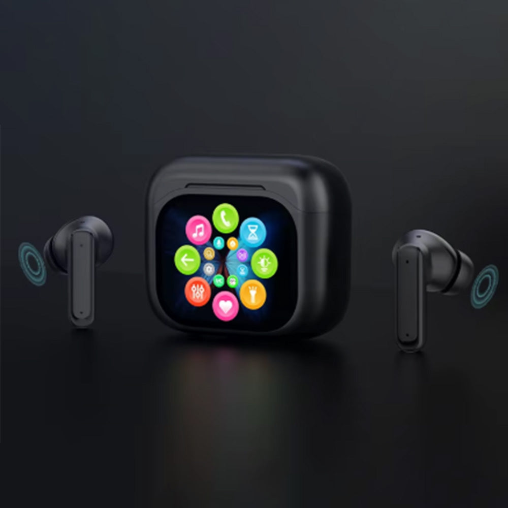 Bluetooth 5.3 Wireless Earbuds With Multifunctional Touch Screen LCD Screen Headphone