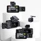 1080P 3 Cam Front and Rear Night Vision Car Dash Camera Video DVR Recorder