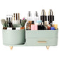 360 Degree Rotating Makeup Organizer for Brush Holder and Drawers