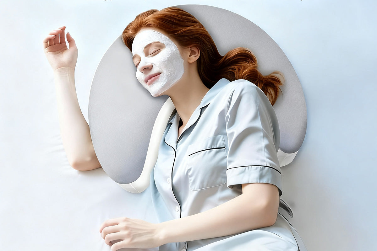 Ergonomic Side Sleeper Pillow with Arm Hole for Neck and Shoulder Support