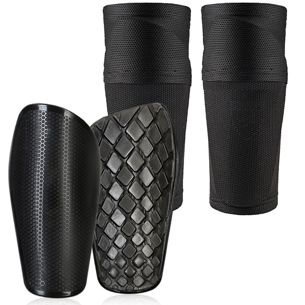 1 Pair Sport Soccer Shin Guard Pads Sleeves With Optimized Insert Pocket Sleeve Sock Leg