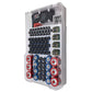 93 Slot Battery Organizer Case with Tester Storage Box for Home Use