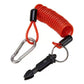 4FT Breakaway Trailer Cable Stainless Steel Safety Brake Cable with Spring