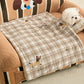 Pet Blanket U-Shaped Pillow Set Sherpa Fleece Warm Pet Throw Blanket Bed Mat for Dog Cat