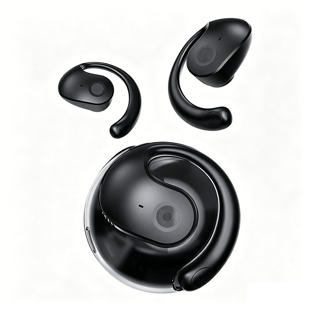 Wireless Bluetooth Open Ear Earbuds Headphone Hook Design for Sports