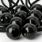 50Pcs 25cm Bungee Cord Balls for Camping Tents Cargo Holding Wire