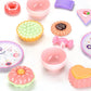 Pretend Play Tea Party Set with Dessert and Carrying Case for Role Play