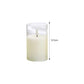 3Pcs Battery Operated LED Flameless Candles for Home Decor Party Wedding