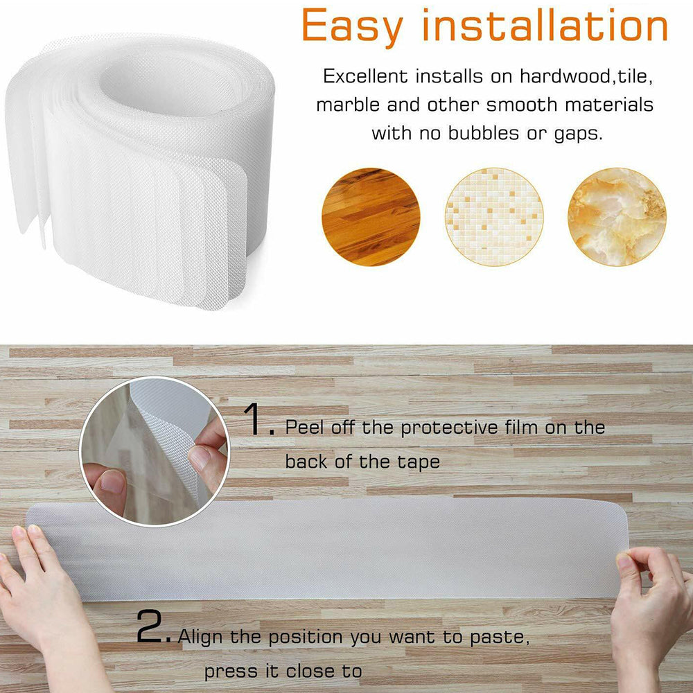 15Pcs Anti Slip Clear Tape Adhesive Stair Mat for Indoor Outdoor