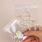 Transparent Travel Jewelry Organizer Storage Book Set for Earring Necklace Ring