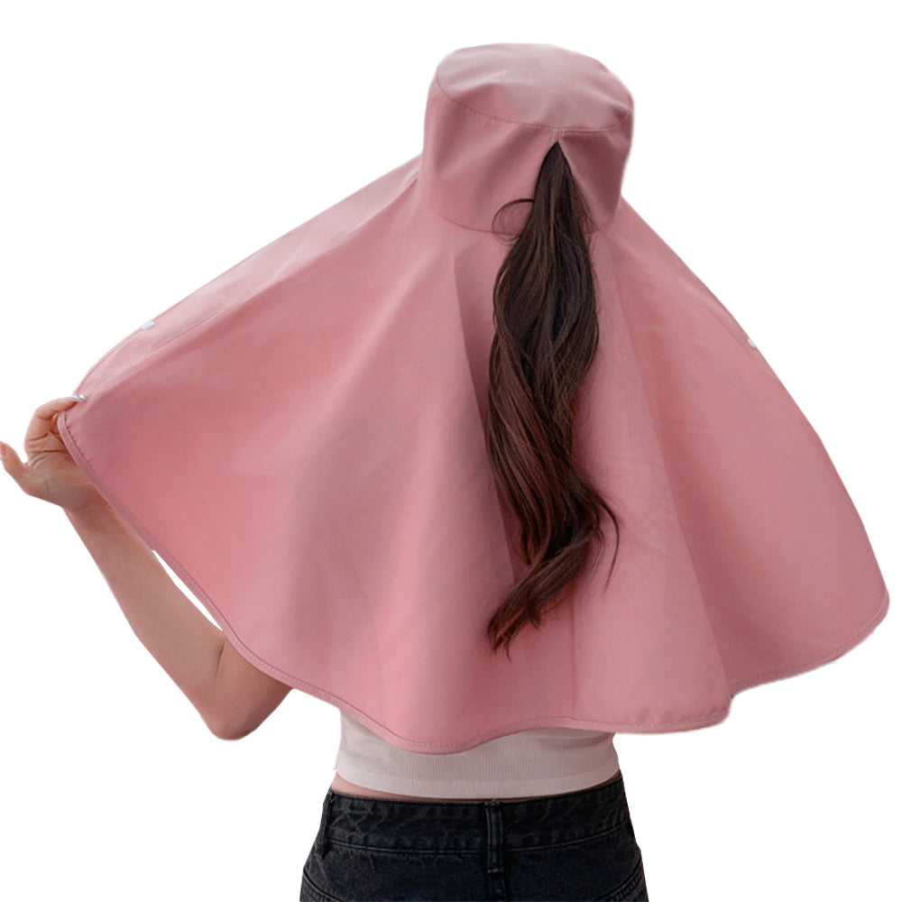 Sun Protection Wide Brim Outdoor Beach Neck Face Mask Cap