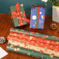 10Pcs Christmas Wrapping Paper Christmas Present Wrap Rolls Cute Traditional Xmas Wrap Paper