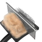 2-Piece Dog Slicker Brush & Comb Set for Grooming Detangling & Hair Removal