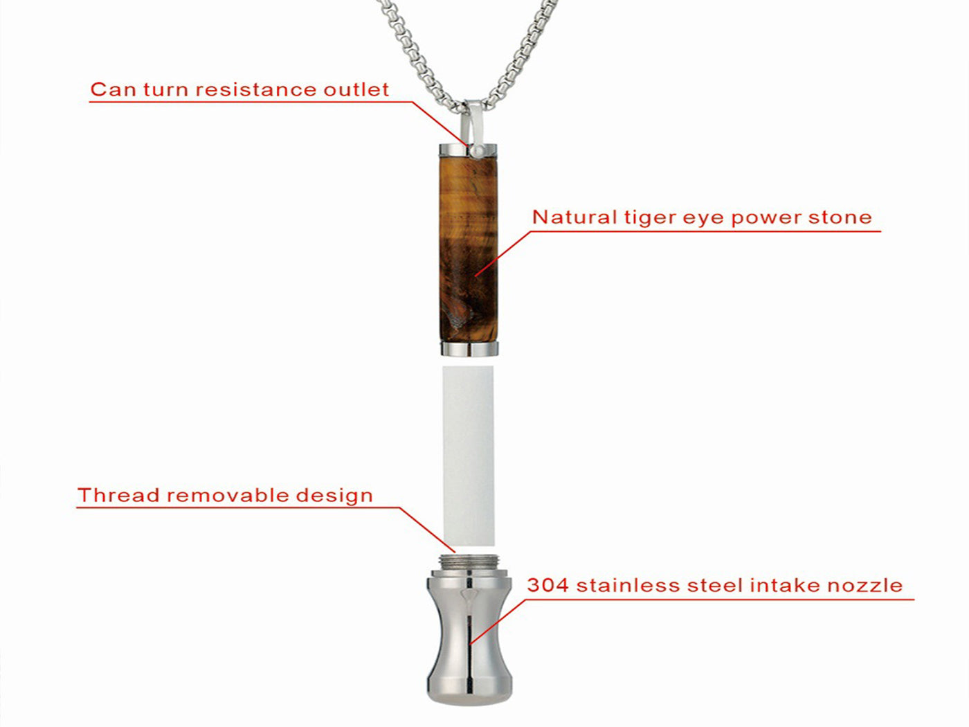 Stress Relief Breathing Necklace
