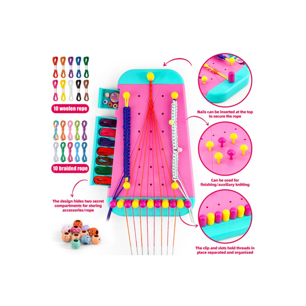 DIY Friendship Bracelet Making Kit Arts and Crafts