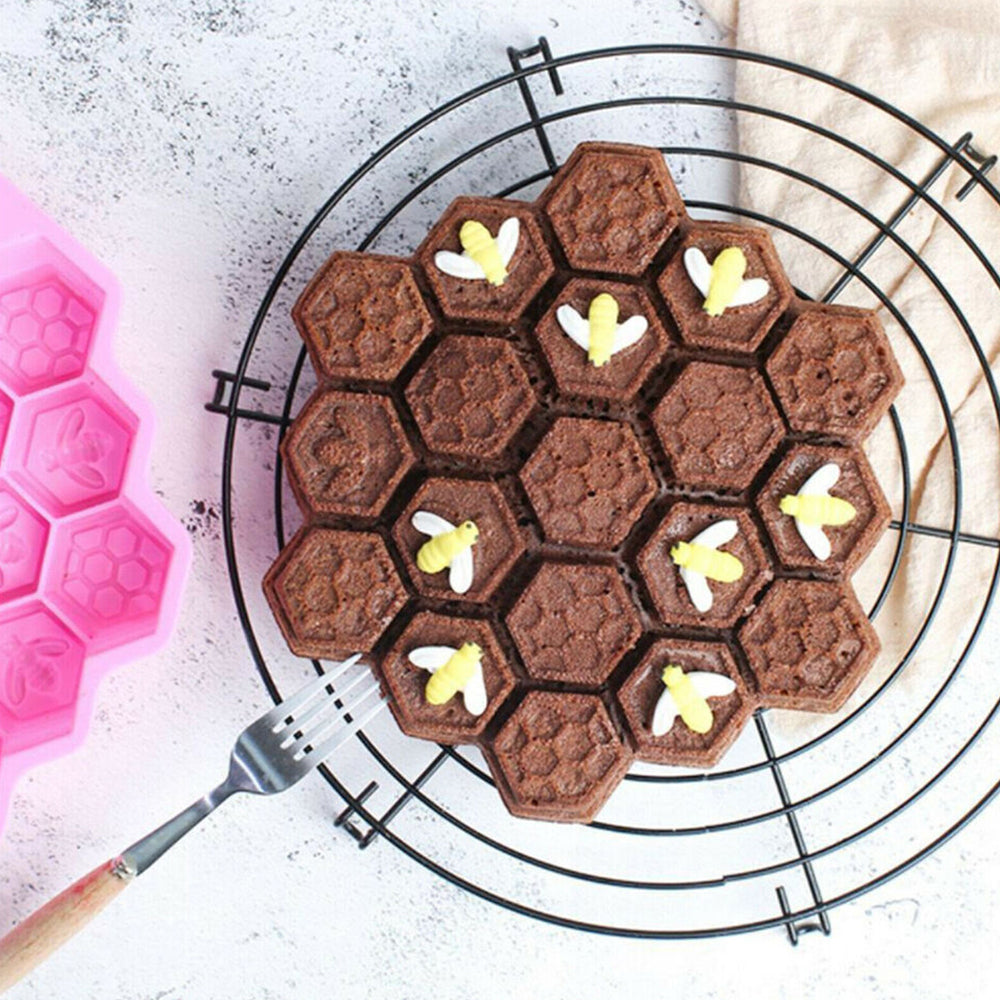 19 Cell Silicone Honeycomb Cake Ice Mould