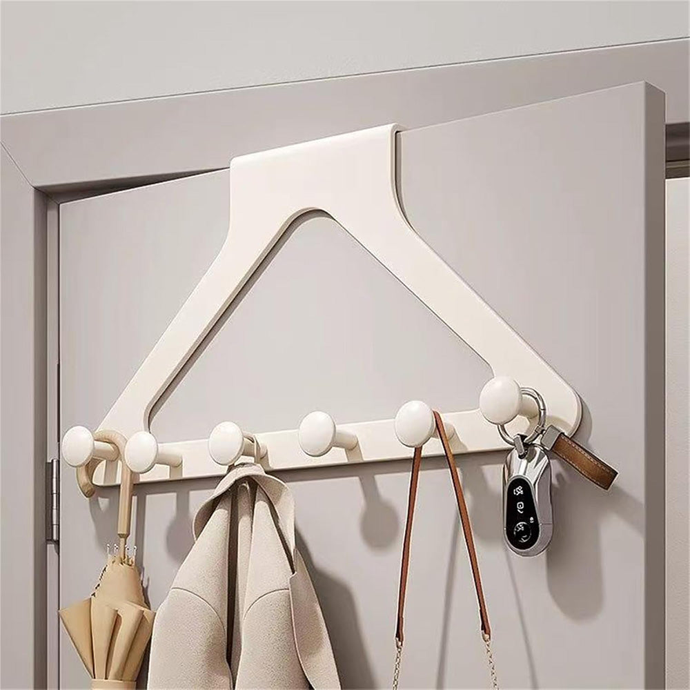 Over The Door Hook Rack Heavy Duty Door Back Hanging Hook Storage Organizer No Drill