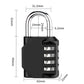 Black Combination Padlock for Gym Locker Luggage