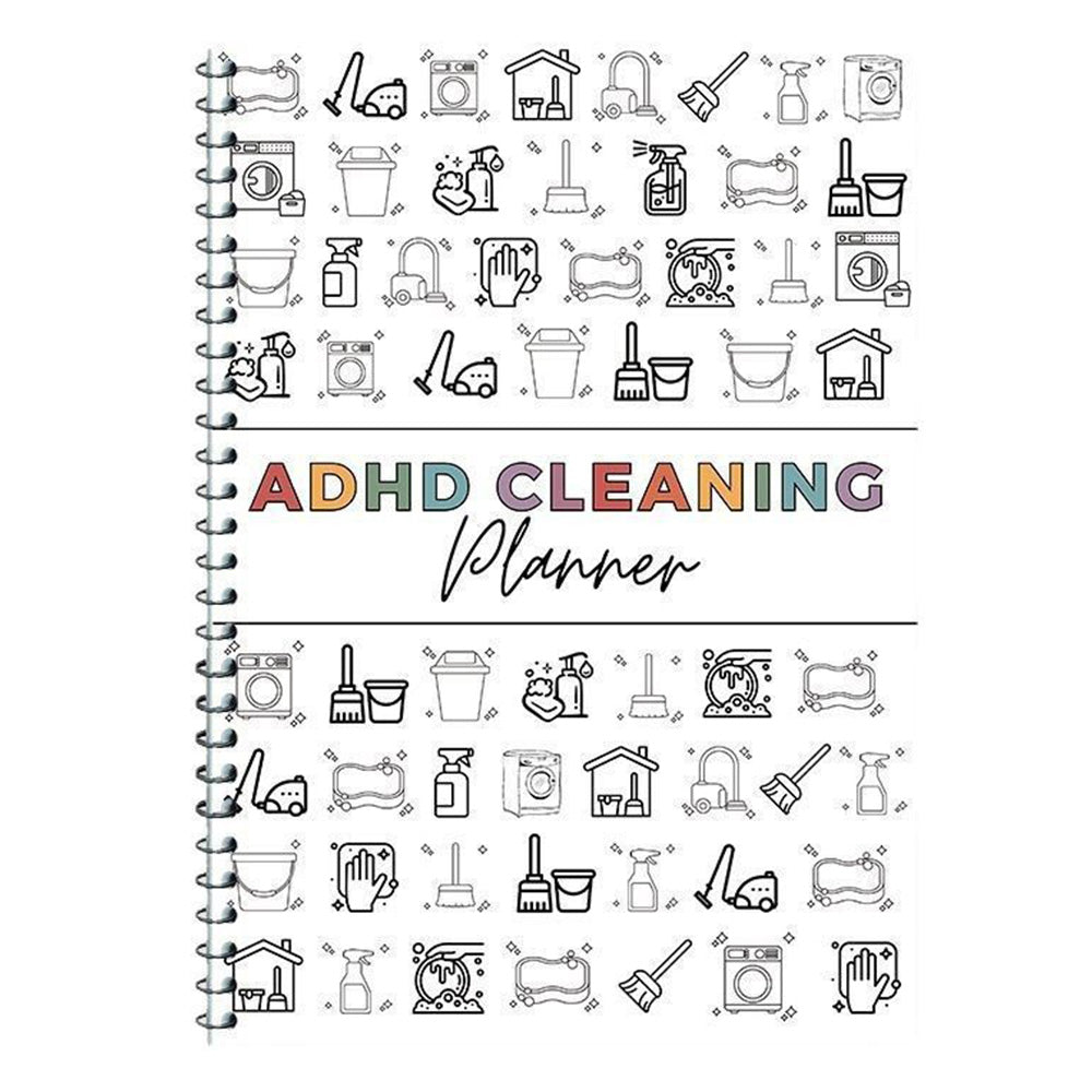 Cleaning Planner Schedule and Checklist Organizer Notebook Editable