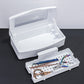 Nail Tool Cleaning Soaking Cleaning Box with Lift Up Filter Tray