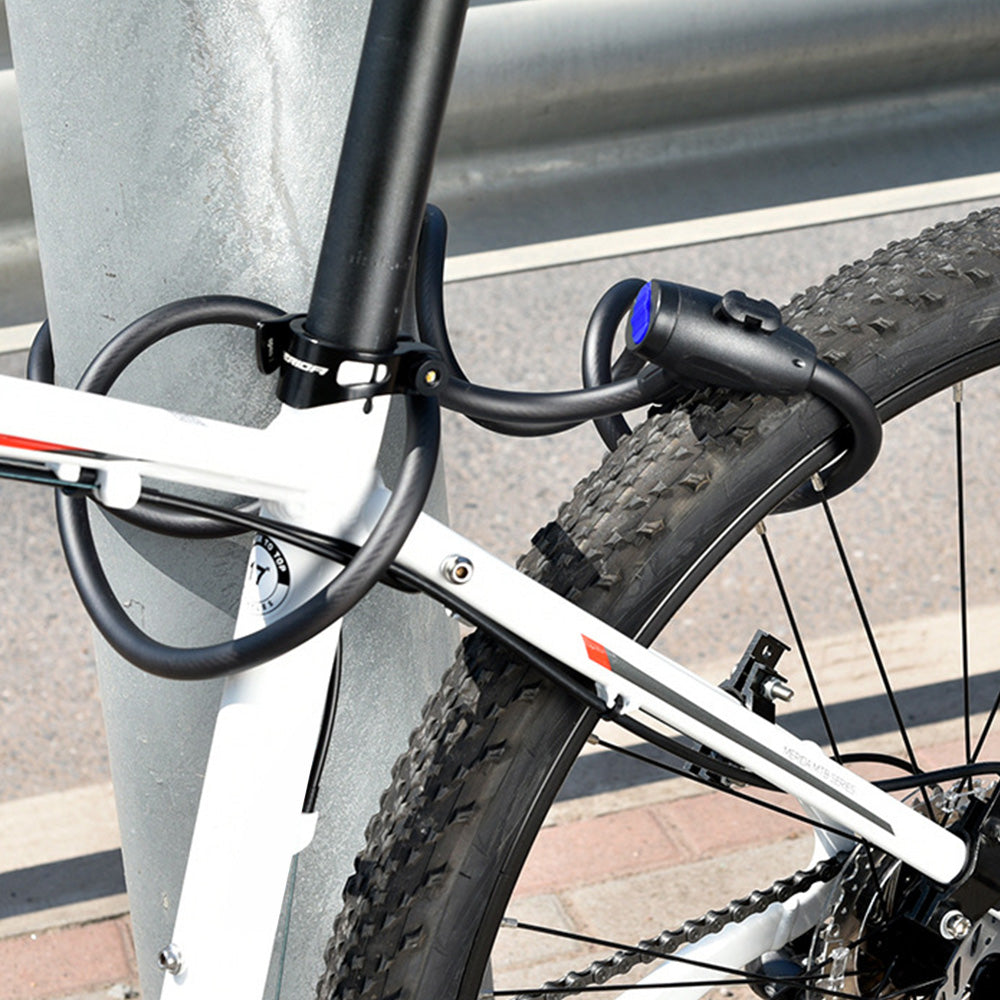 Anti-theft Security Bike Cable Lock Bicycle Lock With Bracket And 2pcs Keys