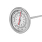 50cm Stainless Steel Long Stem Compost Ground Soil Thermometer-Minus 10 to 100 degrees Celsius