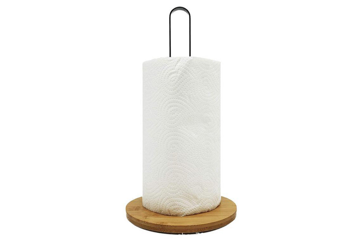 Paper Towel Holder Freestanding for Kitchen Countertop with Non Slip Base