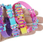 DIY Friendship Bracelet Kit Cool Maker Bracelet Maker with Charm and Stickers